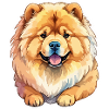 Chow Chow Aquarelles