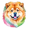 Chow Chow Aquarelles