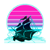 Sunset Pirate Ship