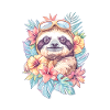 Baby Sloth Has Fun