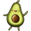 Avocado Sweet Kawaii