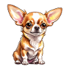 Chihuahua Aquarelles