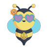 Bee Hippie Peace