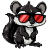 Skunk Sunglasses Gift