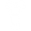 Raublöwe oder Tiger (Weiß)
