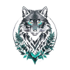 Forest Arctic Wolf