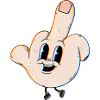 dancefly Mittelfinger
