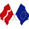 Flag of Latvia, Europe