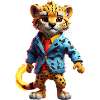 Cheetah Stylish Metropolitan Gift Children