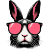 Rabbit with Sunglasses