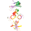 Aquarelle Triathlon Femme