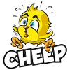 Funny Comic Chick Makes Cheep