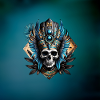 Skull that embodies the mystical aura