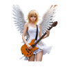 Angel with Guitar Piano
