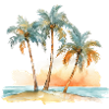 PLAGE AUX TROIS PALMIERS