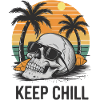 Keep Chill Skull Beach