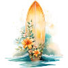 SURFBOARD IN BLOOM