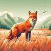 Fuchs oranger Stil