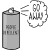 People Repellent Go Away Spray