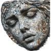 Woman made of mosaic