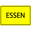 Town sign Essen