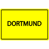 Town sign Dortmund