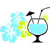 Cocktail Blumen Hawaii