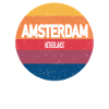 Amsterdam Retro Sunset Souvenir Netherlands