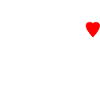 Ossi with heart red