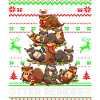 Tutte le lontre renna brutto maglione lontra natale