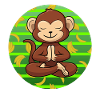 Yoga Monkey Zoo Om Meditating