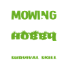 Landscaper Lawn Mowing Zombie
