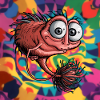 Little mystical funny creature