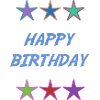 HAPPY BIRTHDAY. HAPPY BIRTHDAY. ANNIVERSARY.