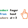 Lustige SQL-Abfrage: 8-Bit-Mittelfinger für Geeks