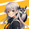 Anime Girl - Owl Child