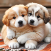 Cuddly puppies