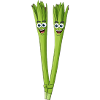 Spargeldduo Smiling