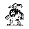 Monster Pumpkin Kaiju Design