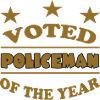VOTED POLICEMAN OF THE YEAR