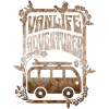 Vanlife Adventurer - golden sepia design