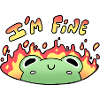 Frog "I'm fine"
