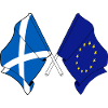 Flag of Scotland, Europe