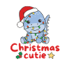 Dino Weihnachten Dinos Christmas Cutie