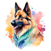 Berger Belge Aquarelle