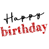 JOYEUX ANNIVERSAIRE. HAPPY BIRTHDAY. ANNIVERSAIRE.