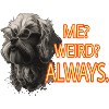 Lustiger Hund mit Spruch