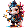 Kawaii Artist Monster
