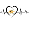 heartbeat sunflower
