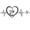 Panda-Herzschlag